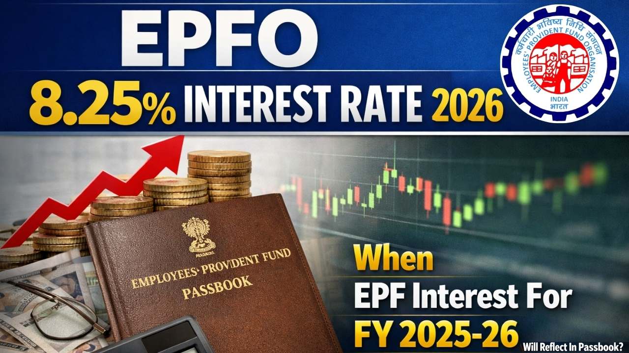 EPFO 8.25% Interest Rate 2026: When Employees Provident Fund Interest For FY 2025-26 Will Reflect In Passbook