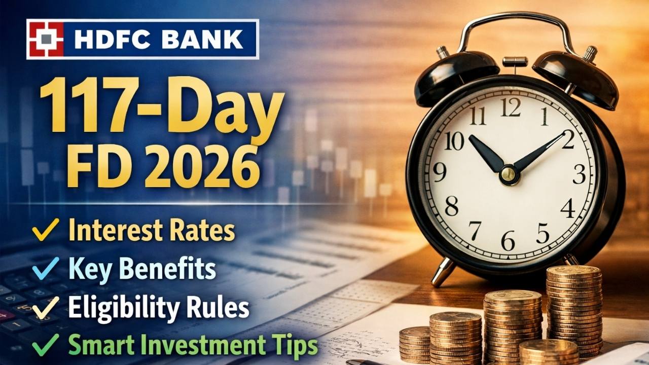 HDFC Bank 117-Day FD 2026: Interest Rates, Key Benefits, Eligibility and Smart Short-Term Investment Strategy