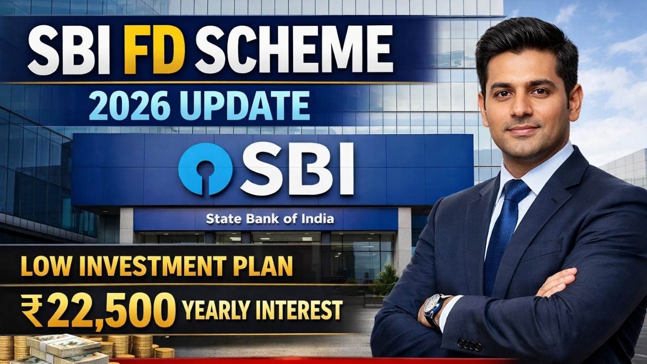 SBI FD Scheme 2026 Update: Low Investment Plan Giving ₹22,500 Yearly Interest With Guaranteed Returns